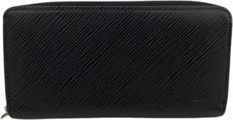 Louis Vuitton Pre-owned Wallets, female, Black, Size: ONE SIZE Pre-owned Long wallet (bi-fold)