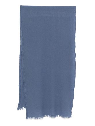 Pr&iuml;vate 0204 Sciarpa a quadri con frange - Marrone