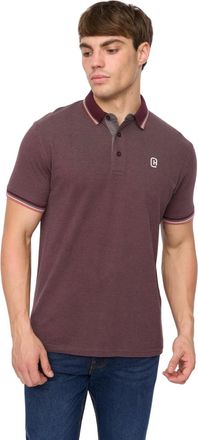 Crosshatch Mettormoore Poloshirt voor Heren (Raisin Paars)