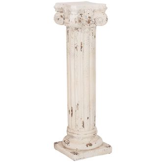 Wanderlust Deco Columna De Magnesio Blanca 30x30x100h Cm