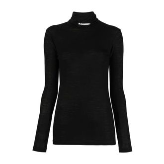 Jil Sander Dames, Tops, Zwart, Maat: M