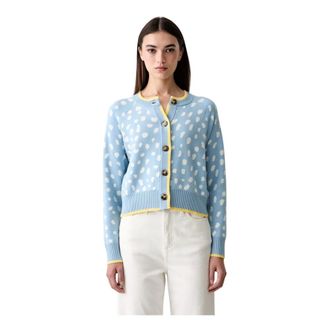 Never Fully Dressed Dames, Truien, Blauw, Maat: L Viscose