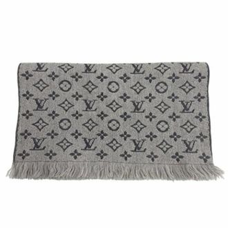 Louis Vuitton Pre-owned Stole - Heren - Pre-owned - Grijs - Maat: ONE Size Wol
