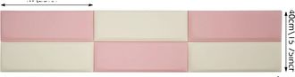 OEM Paneles De Pared, Protecci&oacute;n Contra Impactos, Estilo Moderno, Rosa