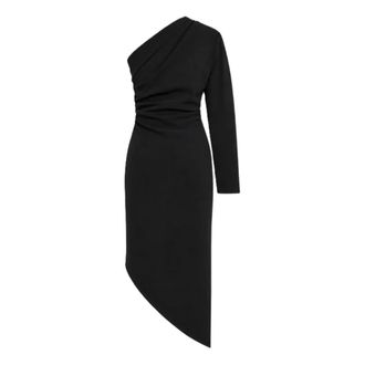 Federica Tosi Abito Lunguette Monospalla Cady - - Dresses - Donna - Nero - M