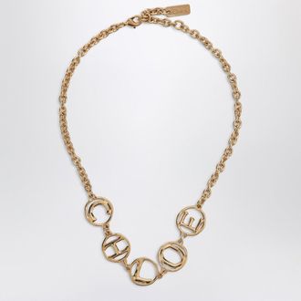 Chloé Chloé Script Vintage Gold Choker