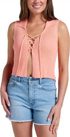 Quiksilver Sandbar Sleeveless Sweater In Desert Flower