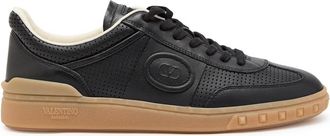 Valentino Garavani Upvillage Panelled Leather Sneakers - Black - 46 (IT46 / UK12)