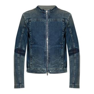 Diesel Denim Jackets, male, Blue, Size: L D-Glory-Re Denim Jacket