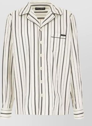 Dolce & Gabbana cotton blend shirt long sleeves stripes