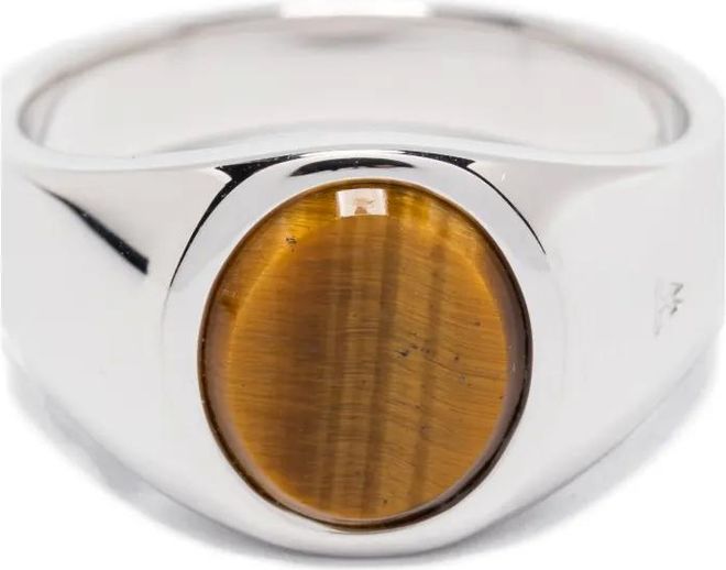 Tom Wood Kim tiger eye ring - Silver from £350.00 - on Stylight