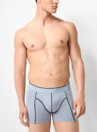 Le 31 Mens 3 contrast-seam trunk Organic cotton
