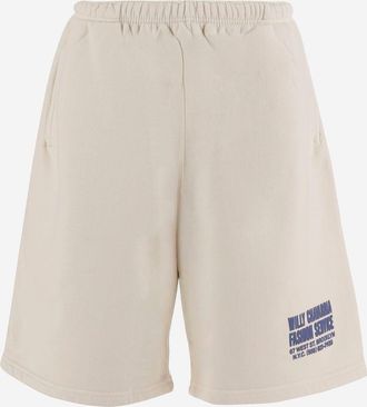 Willy Chavarria Cotton Shorts With Logo