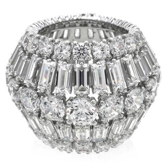 Swarovski Hyperbolamixed Cuts Cocktail Ring, Size 55 (US 6.75)