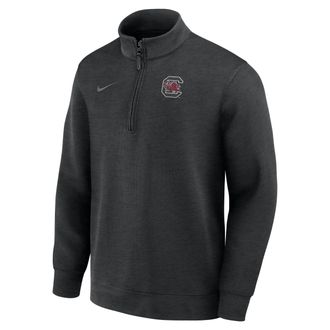 Nike South Carolina Gamecocks Nike Mens Dri-FIT Half-Zip College Top in Black | M53838E169SCAR-BLK