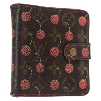 Louis Vuitton Pre-owned Wallets, female, Brown, Size: ONE SIZE Pre-owned Vintage Canvas Wallet