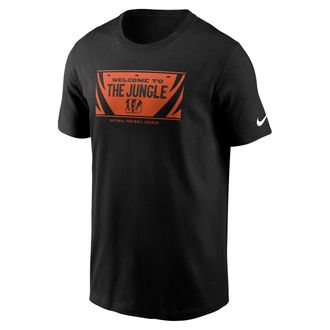 Nike Cincinnati Bengals Local Essential Nike Mens NFL T-Shirt in Black | N19900A9A-7MT