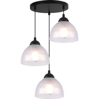 OEM L&aacute;mpara Colgante Venecia 3 L&aacute;mparas Planas De Leche E27