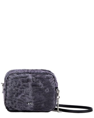 AGL Symon Lapin & Lambskin Clutch