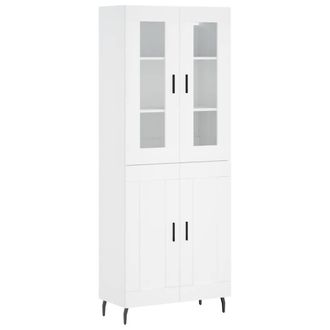 Berkfield Home Highboard White 69.5x34x180 cm Engineered Wood