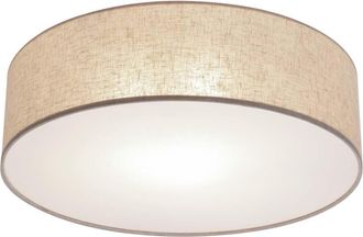 Wonderlamp Plaf&oacute;n De Techo Oval 50 Beige