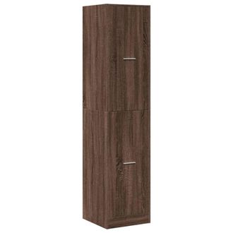 Berkfield Home Elegant Apothecary Cabinet&not;Brown Oak 40x41x174.5 cm Engineered Wood in Brown