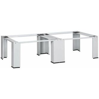 vidaXL Pedestal Doble De La Lavadora Y La Secadora Blanco Vidaxl