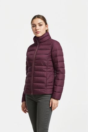 Only Steppjacke ONLY ONLABBIE QUILTED JACKET OTW ZL, Damen, Gr. XS, rot (burgundy), Web, Obermaterial: 100% Polyamid, unifarben, regular fit h&uuml;ftlang, Jack