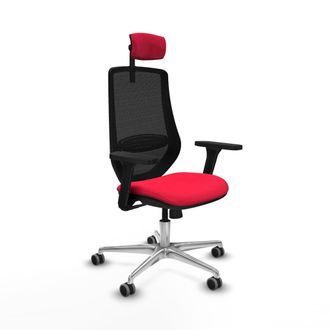 Piqueras y Crespo Piqueras-y-crespo Mardos Silla De Oficina Roja Ergon&oacute;mica