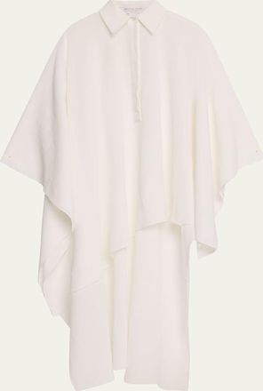Michael Kors High-Low Linen Gauze Caftan