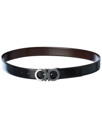 Ferragamo Ferragamo Gancini Reversible & Adjustable Leather Belt
