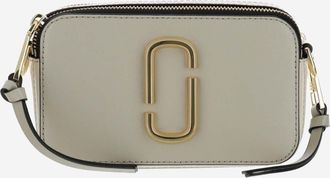 Marc Jacobs Womens Snapshot Camera Bag With Gold Hardware Beige Leather Satchels & Cross Body