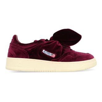 Autry Medalist Low Bow - Dames - Sneakers - Rood - 38 EU - Katoen - Schoenen