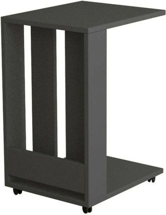 Dmora Mesa De Caf&eacute; Dmanz, Mesa De Centro Baja, Revistero Para Sof&aacute;, Estante De La Sala De Estar, 37x45h60 Cm, Antracita - Dmora