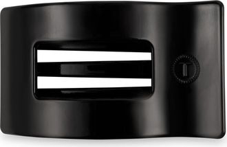 Teleties Large Flat Rectangle Hair Clip in Jet Black at Nordstrom