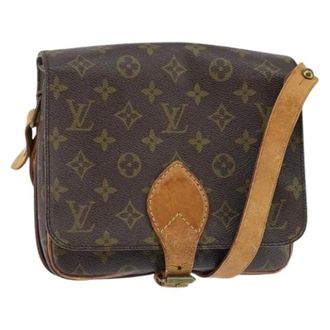 Louis Vuitton Pre-owned Vintage Canvas Cross Body Bag - Dames - Pre-owned - Bruin - Maat: ONE Size