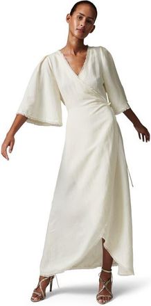 Day Birger Et Mikkelsen Camilla Wrap Maxi Dress in Jetstream at Nordstrom, Size 8