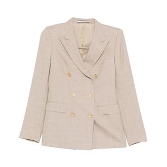 Tagliatore Blazers, female, Beige, Size: S Tailleur doppiopetto