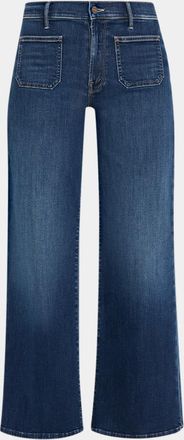 Mother Lil Patch Pocket Mid-Rise Jeans