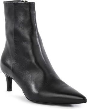 Seychelles Dinner Date Pointed Toe Boot in Black Leather at Nordstrom Rack, Size 9.5