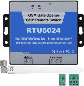 OEM Controlador De Acceso Gsm - 4 Bandas 850/900/1800/1900 Mhz - Rel&eacute; Nc/no 3 A 240 Vac - Para Port&oacute;n Puerta Garaje Persianas - 1 Unidad