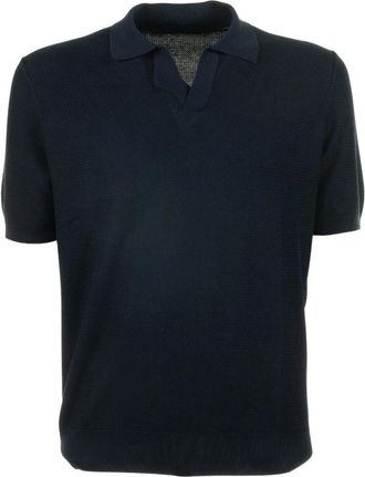 Tagliatore Polo Shirts - Heren - Polos - Blauw - L - Tops