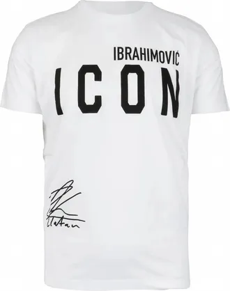 Dsquared2 Womens Icon Graphic T-Shirt In White