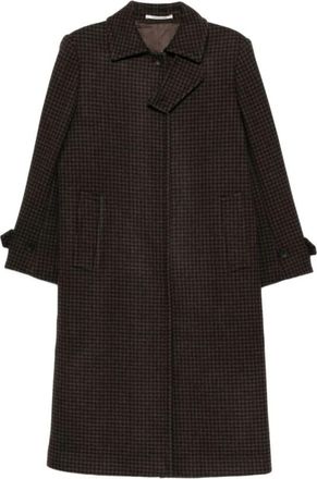 Tagliatore Bethany Coat - Dames - Trenchcoats - Bruin - S - Wol - Jassen