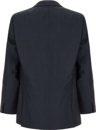 Brioni Mens Blue Wool Blazer Clothing