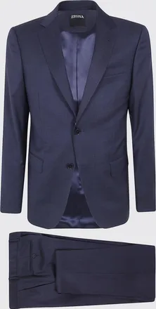 Ermenegildo Zegna Completo monopetto in pura lana con chiusura a due bottoni
