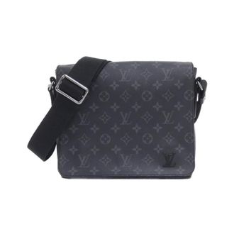 Louis Vuitton Black Coated Canvas Shoulder Bag (Pre-Owned)