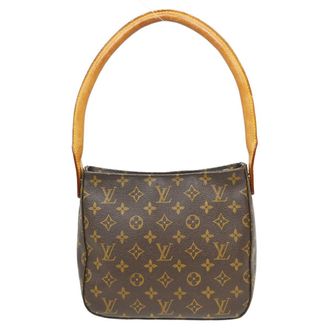 Louis Vuitton Looping Monogram Canvas Brown Canvas Handbag (Pre-Owned)