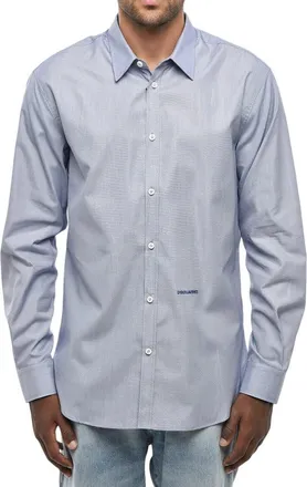 Dsquared2 Light Blue Regular Shirt