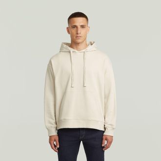 G-Star GS-01 Relaxed Hoodie - Wit - Heren
